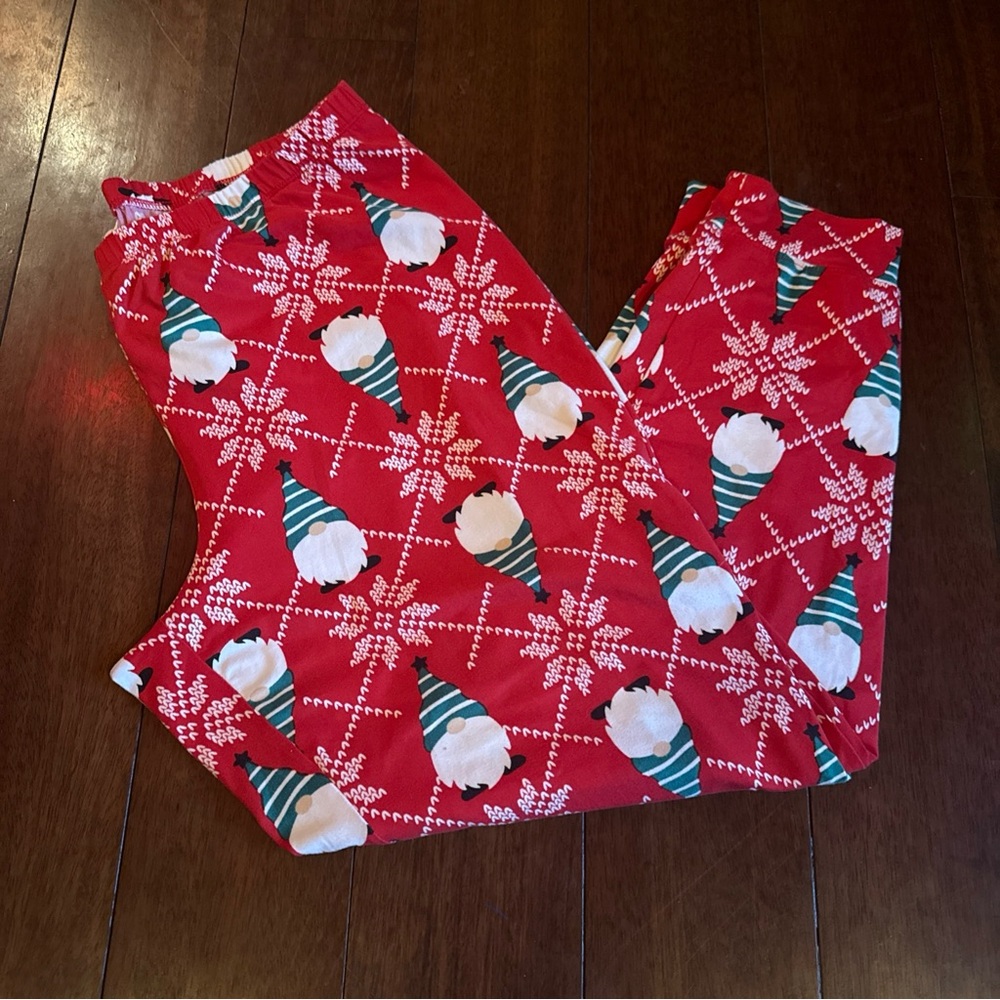 Secret Treasures Christmas Gnome For The Holidays Soft Jogger Pajama Pants Large